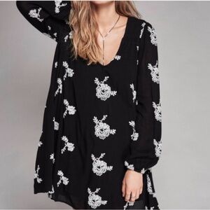 Free People Floral Mini Dress
